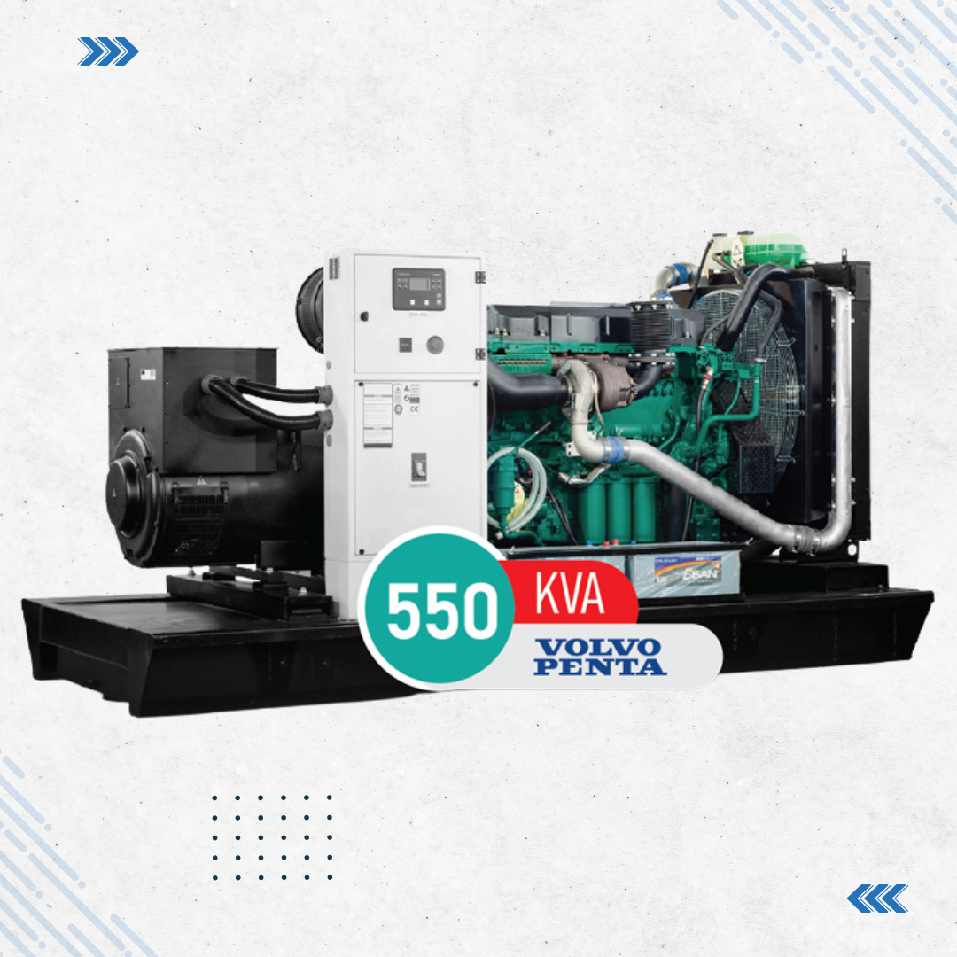 ژنراتۆری دیزل Volvo 550 kVA مۆدێل TAD1346GE