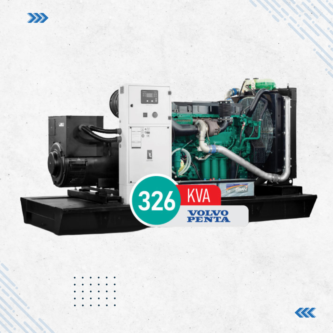 Volvo Diesel Generator 326 kVA Model TAD843GE