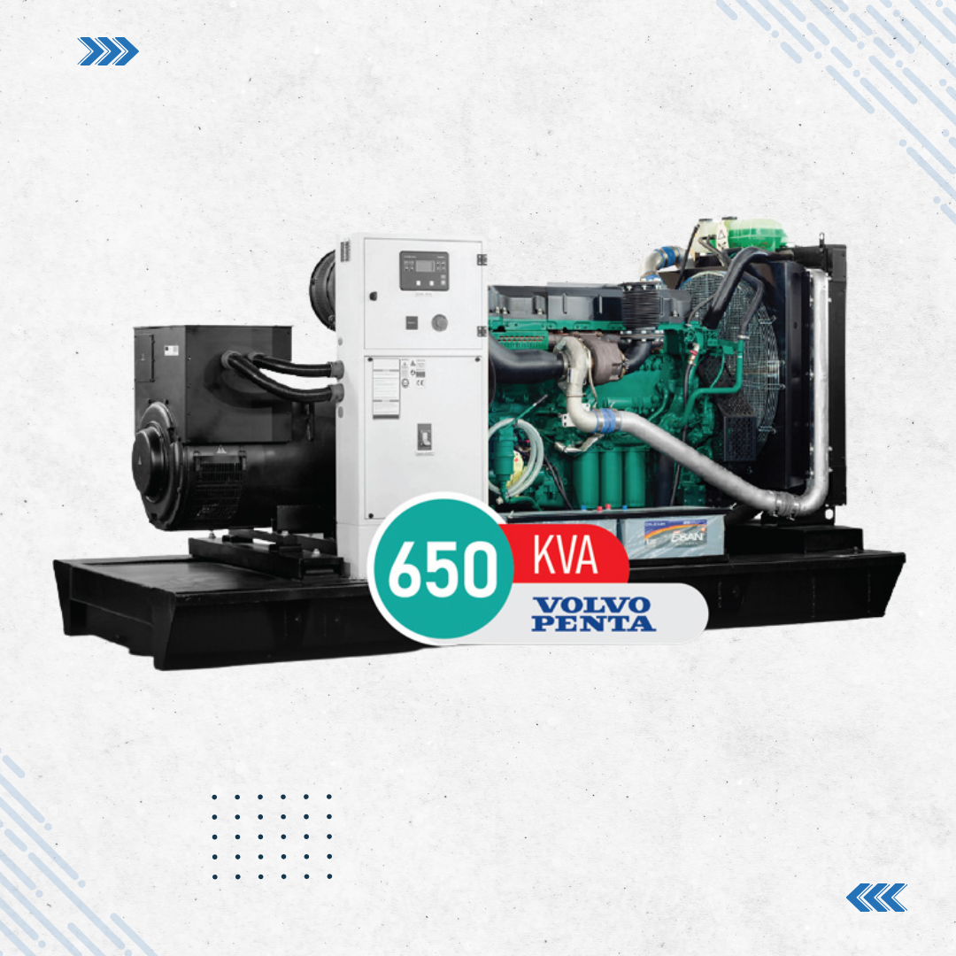 Groupe électrogène Volvo 650 kVA – Modèle TAD1642GE